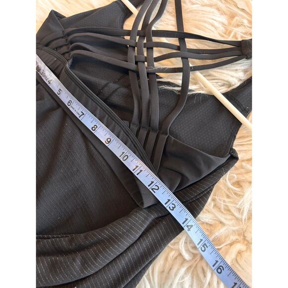 Lululemon‎ Women's Free to Be Wild 2-In-1 Tank Top Gym Yoga Run Black Size Small - Picture 10 of 11